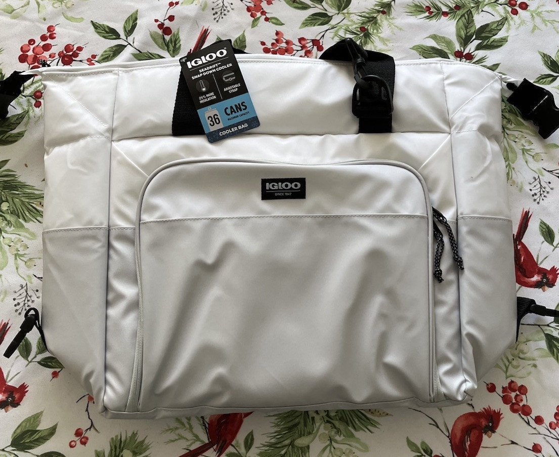 NEW Igloo MaxCold SEADRIFT SNAP DOWN Cooler Bag 36-Cans Insulated Soft Foldable