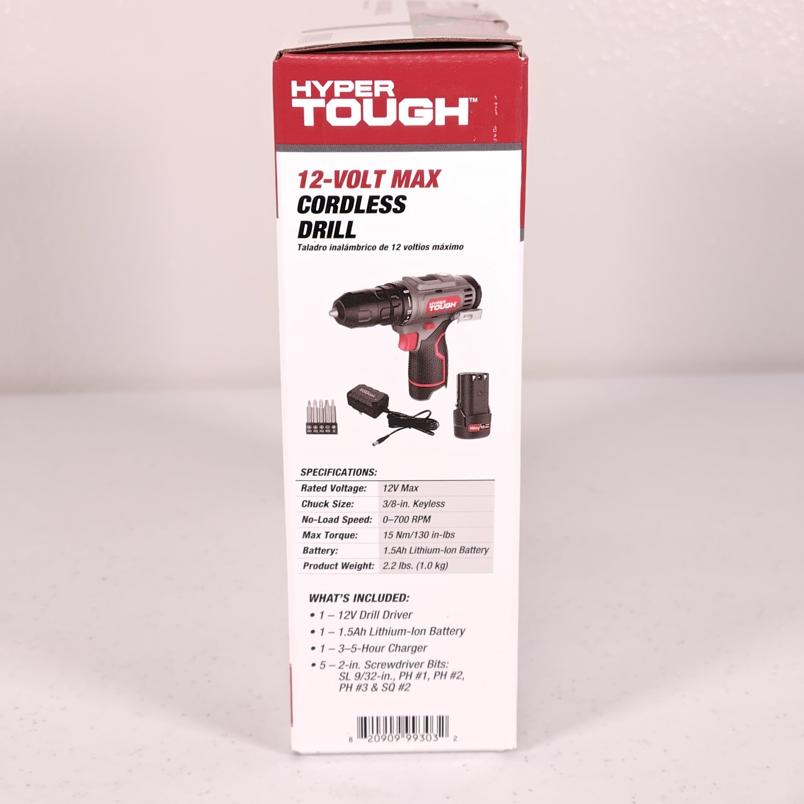 Hyper Tough 12-Volt Max Cordless Drill 3/8-Inch Keyless Chuck