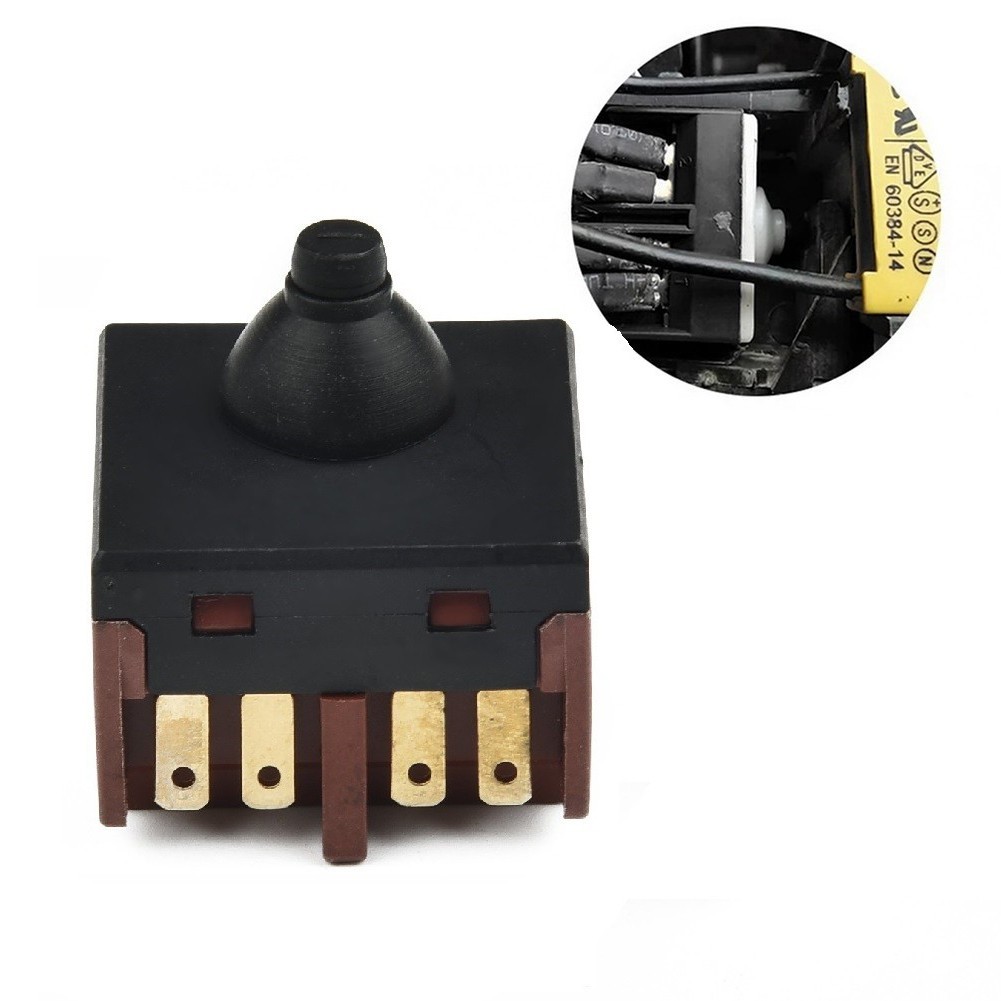High quality and Reliable 5pcs Switch Replacement for 4 For Angle Grinder
