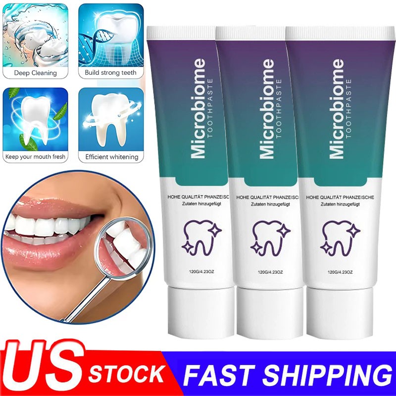 Microbiome Mint Flavor Gum Toothpaste Cleaning Toothpaste Sensitive Teeth~US