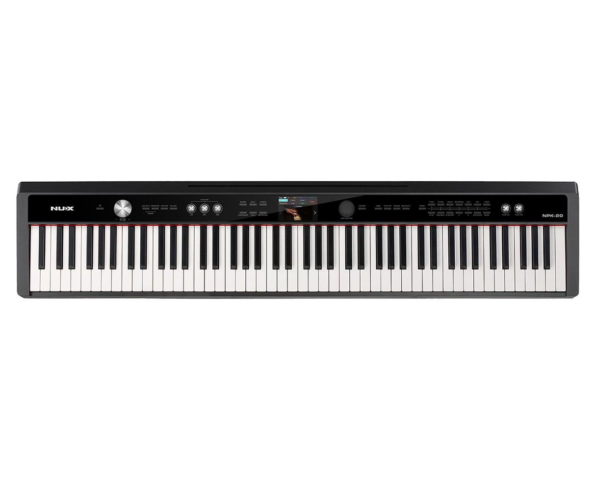 NUX NPK-20 88-Key Portable Digital Piano w/Bluetooth - Black - Open Box