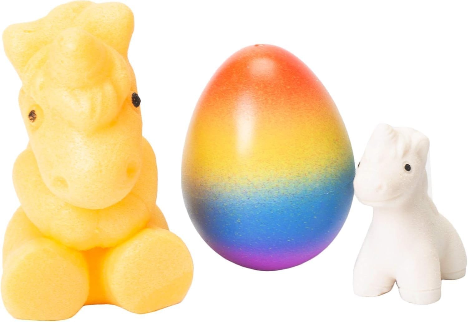 Interactive Growing Unicorn Eggs in Rainbow Colors - 2 Pack Educational Joy