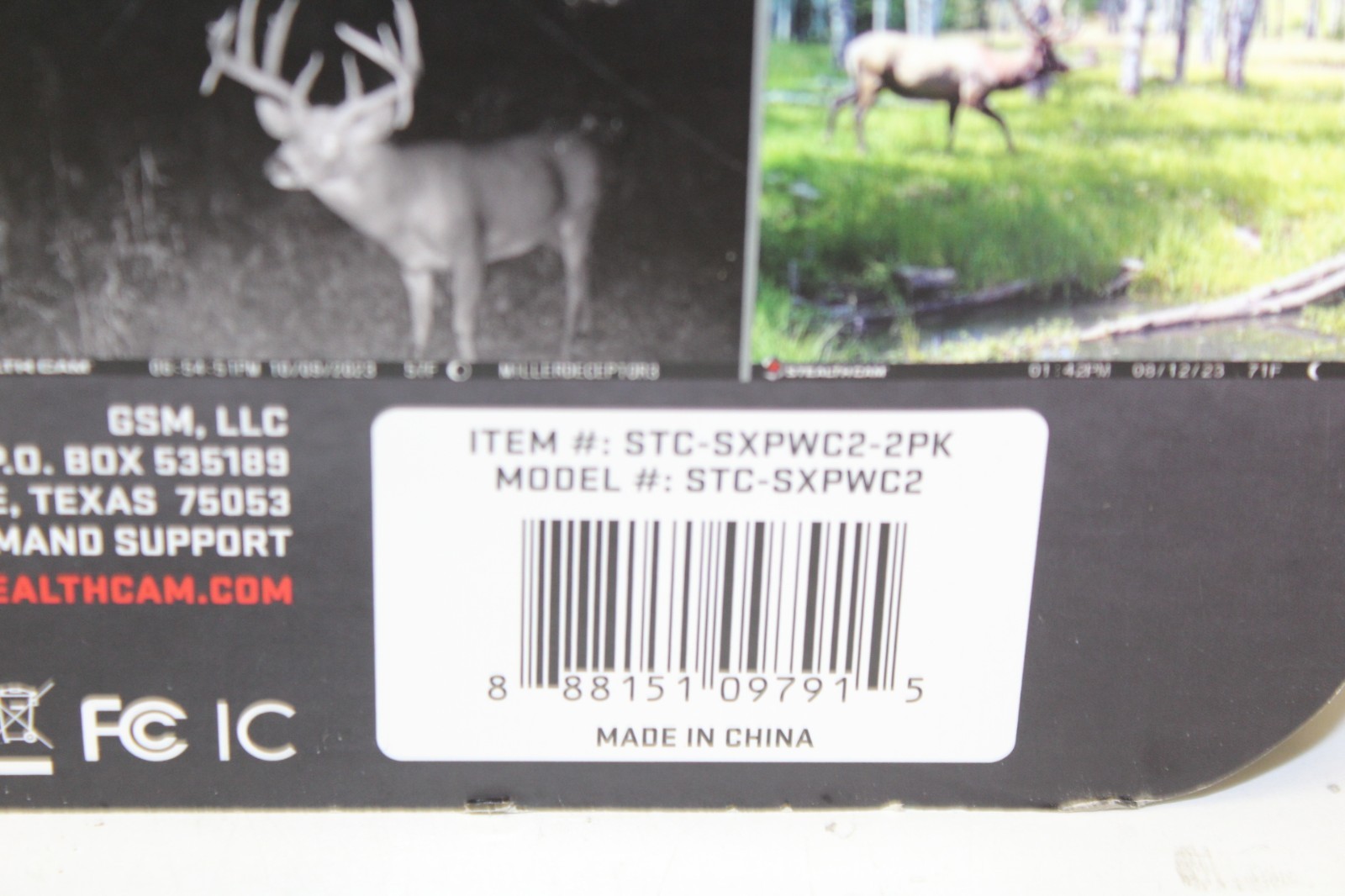 Trail Camera Stealth 2 Pk Sonix Pro 36 MP Cellular Dual Sim 80 ft. Range 32GB SD