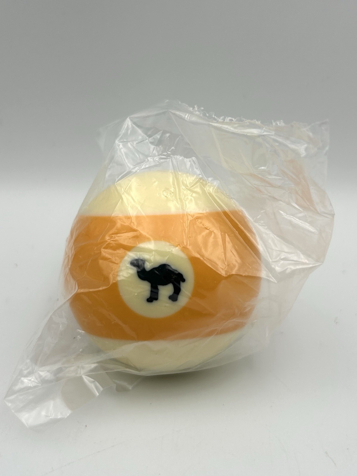 VTG 1990s Joe Camel Cigarettes Promo 9 Ball Pool Billiards Yellow Stripe NOS