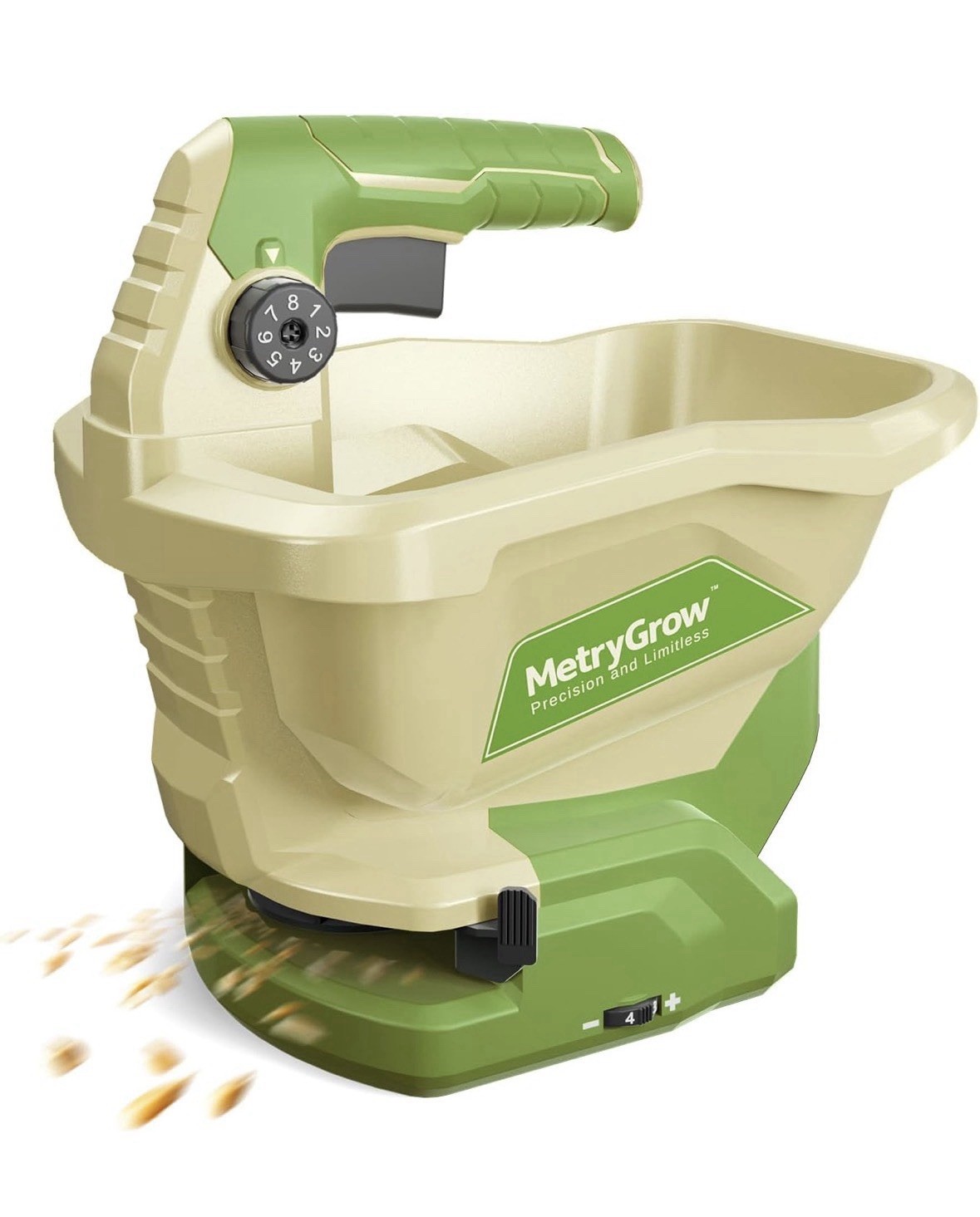 Grass Seed/Fertilizer Spreader for Lawns, Compatible with Makita 18V/21V Battery