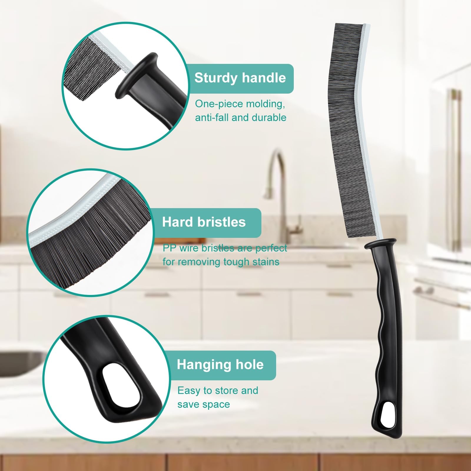 Crevice Cleaning Brush, New Multifunctional Gap Cleaning Brush Tool, Thin 5 pcs