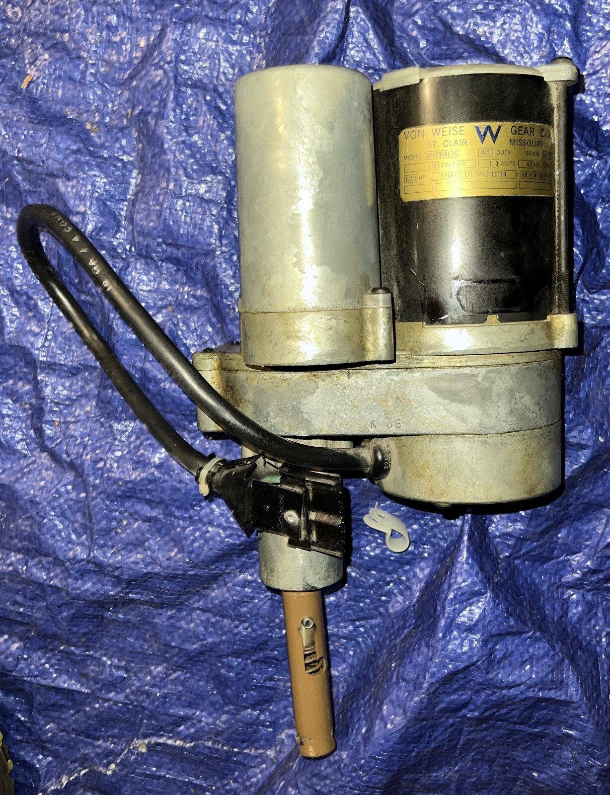 Invacare Moblielite Bed Elevation Motor complete - Part Number Unknown