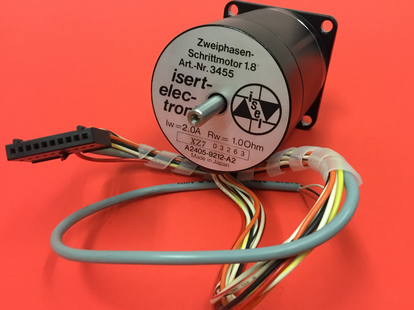 Mixed Lot of (2) - Schrittmotor 1.8 - P/N: 3455 - 3465 - Stepping Motor