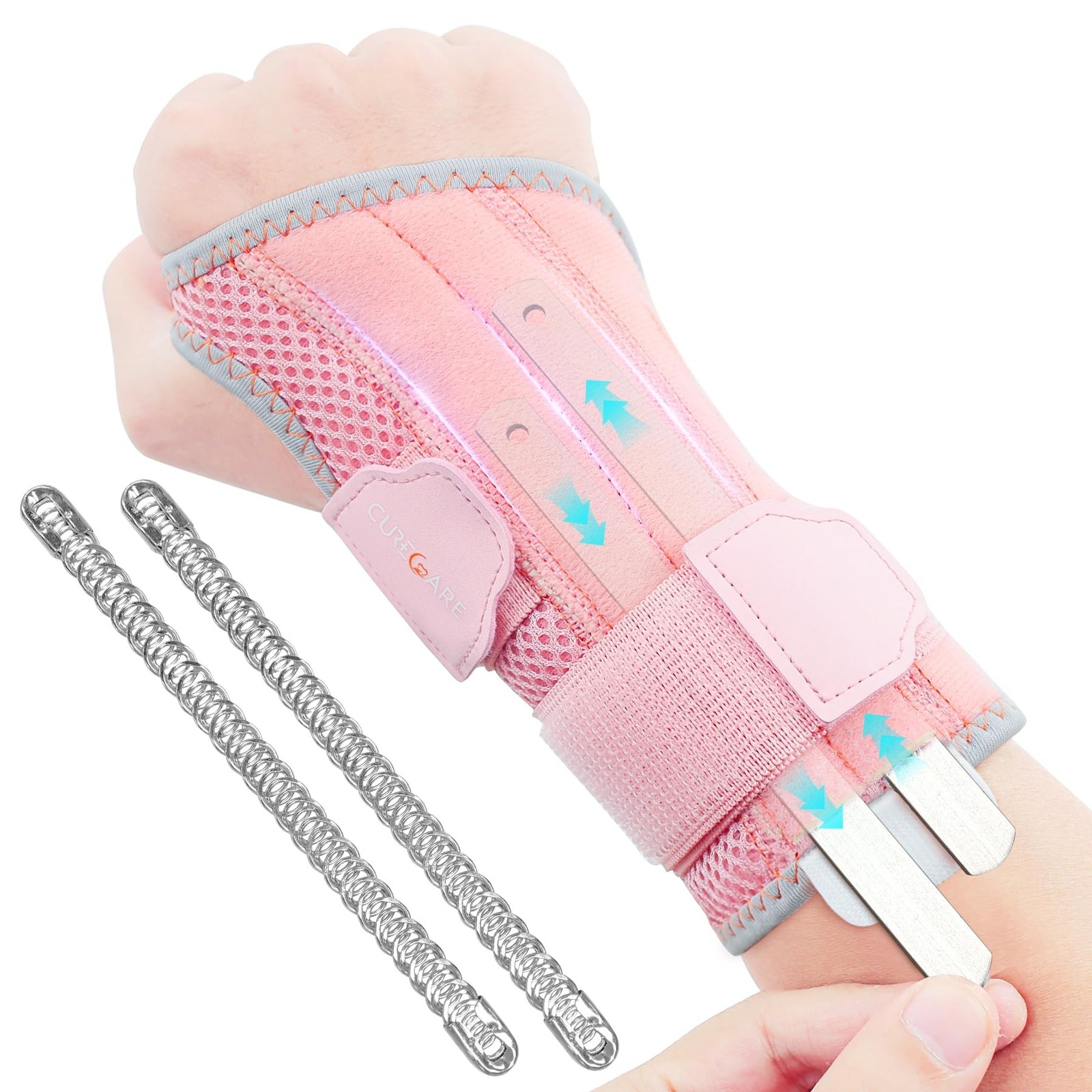 2 in 1 Carpal Tunnel Wrist Brace, 3 Adjustable Stability Wrist Support, Custo...
