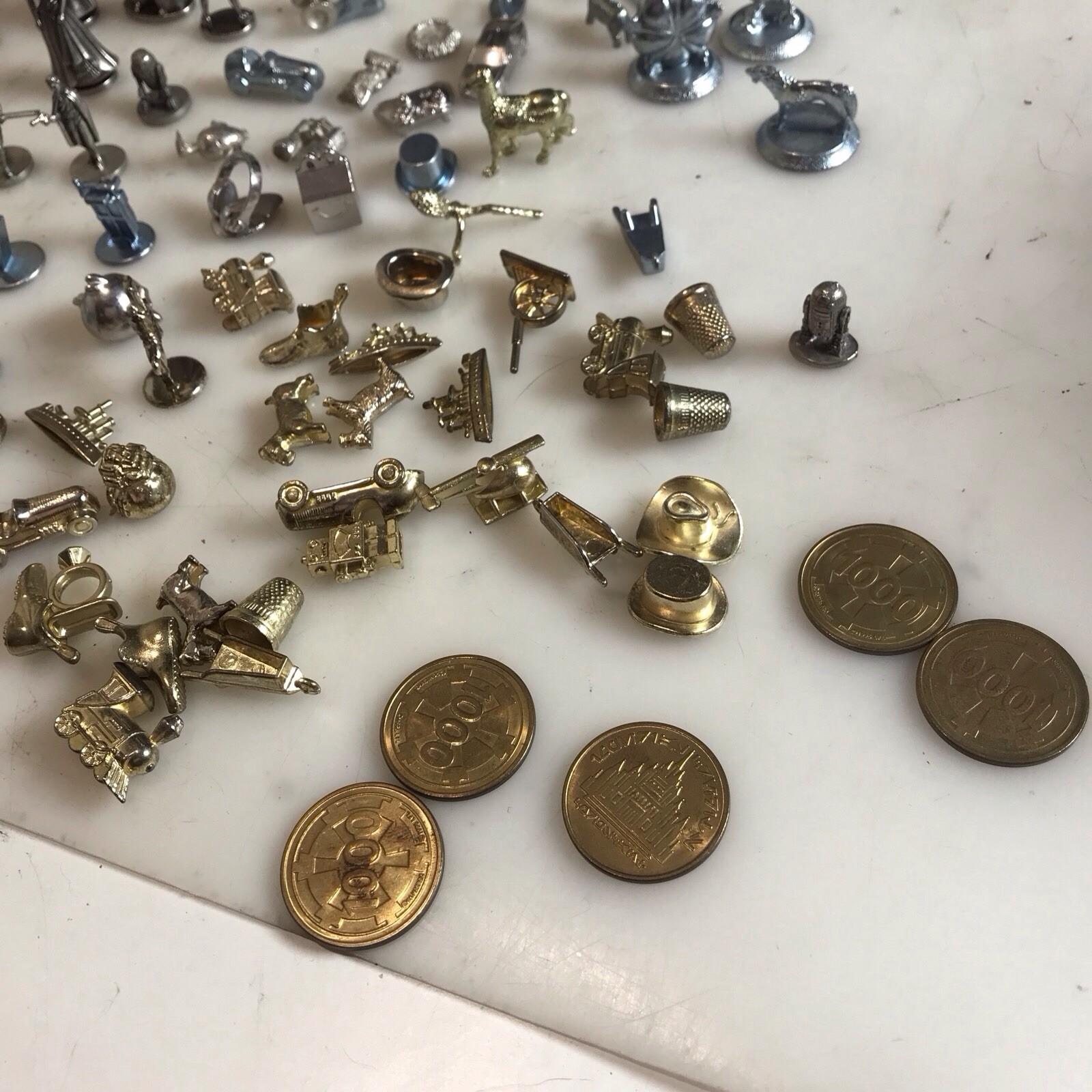 Monopoly Board Game Pieces Lot 2 Lb +