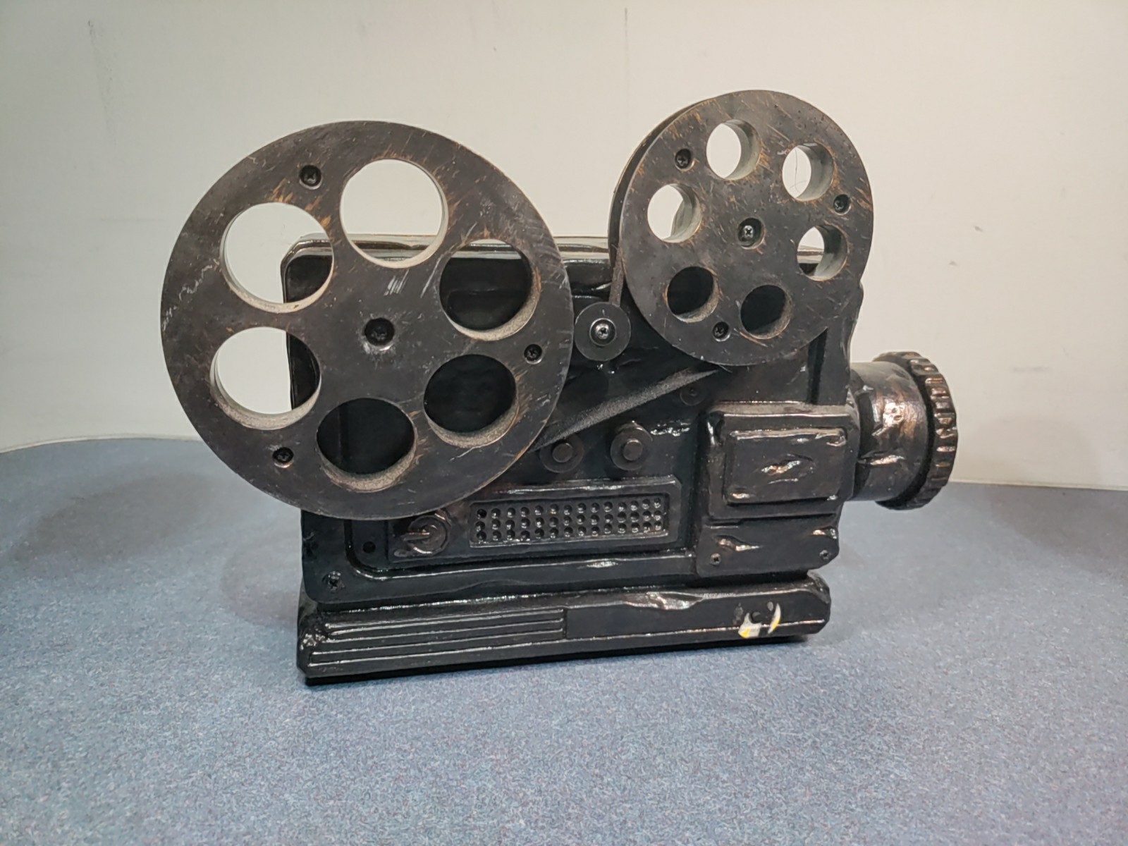 Animated Halloween Movie Projector Dancing Skeleton And Music
