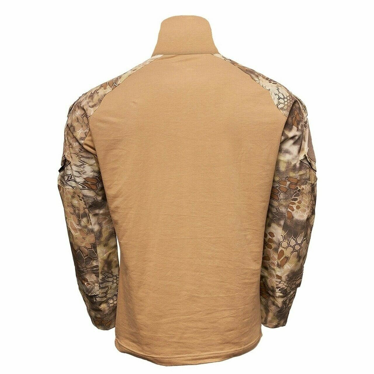 Kryptek Tactical 3 LS Zip Color: Coyote Large 19TACZLSCT5