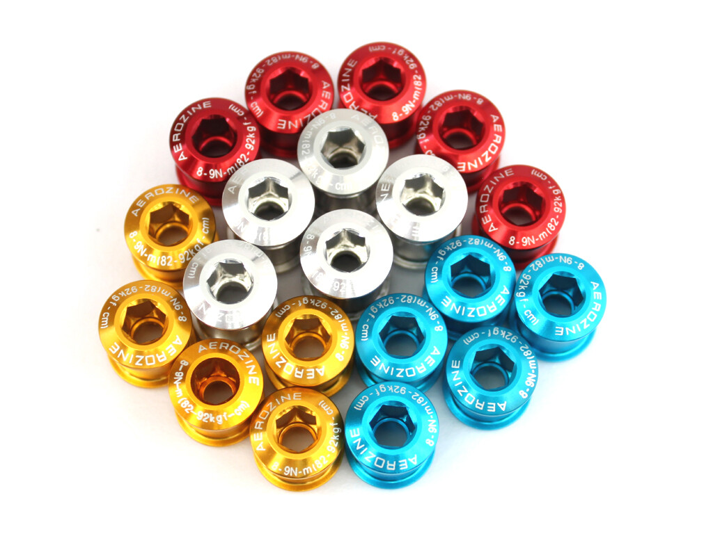 Ultralight Aerozine AL7075 Bike Chainring Bolts x 5pcs