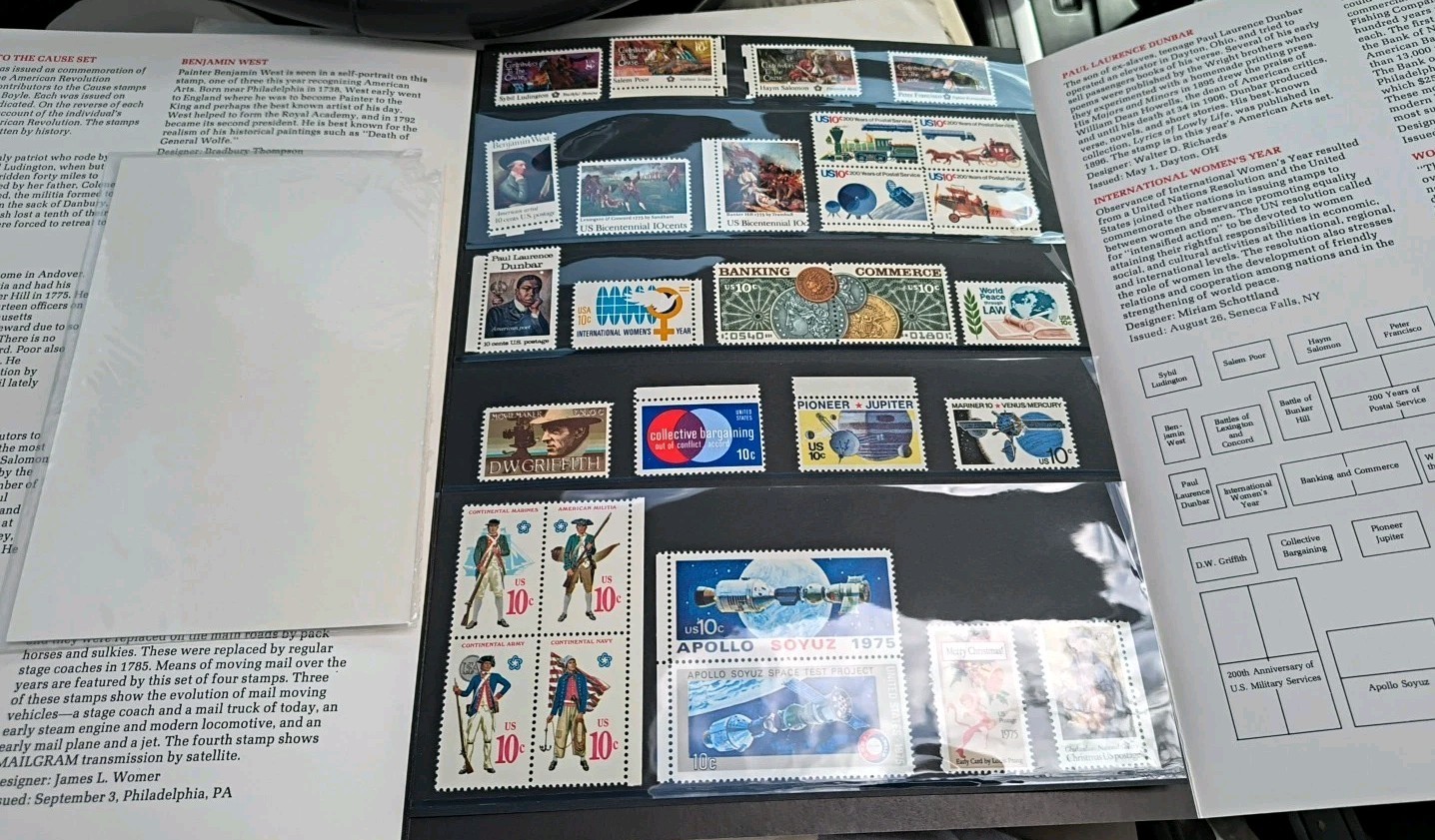 1975-1978 Mint Set Stamps Sets