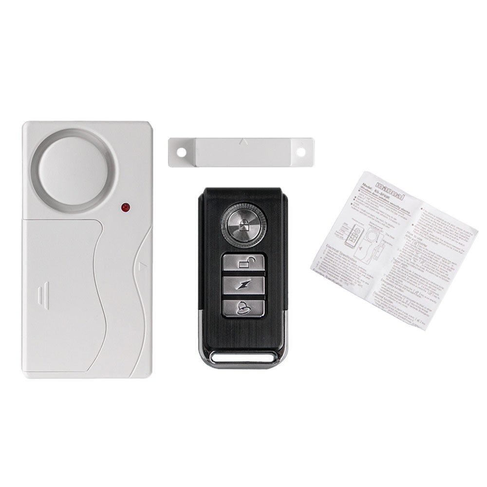 3x Wireless Anti-Theft Remote Control Door Window Security Alarm Magnetic Sensor