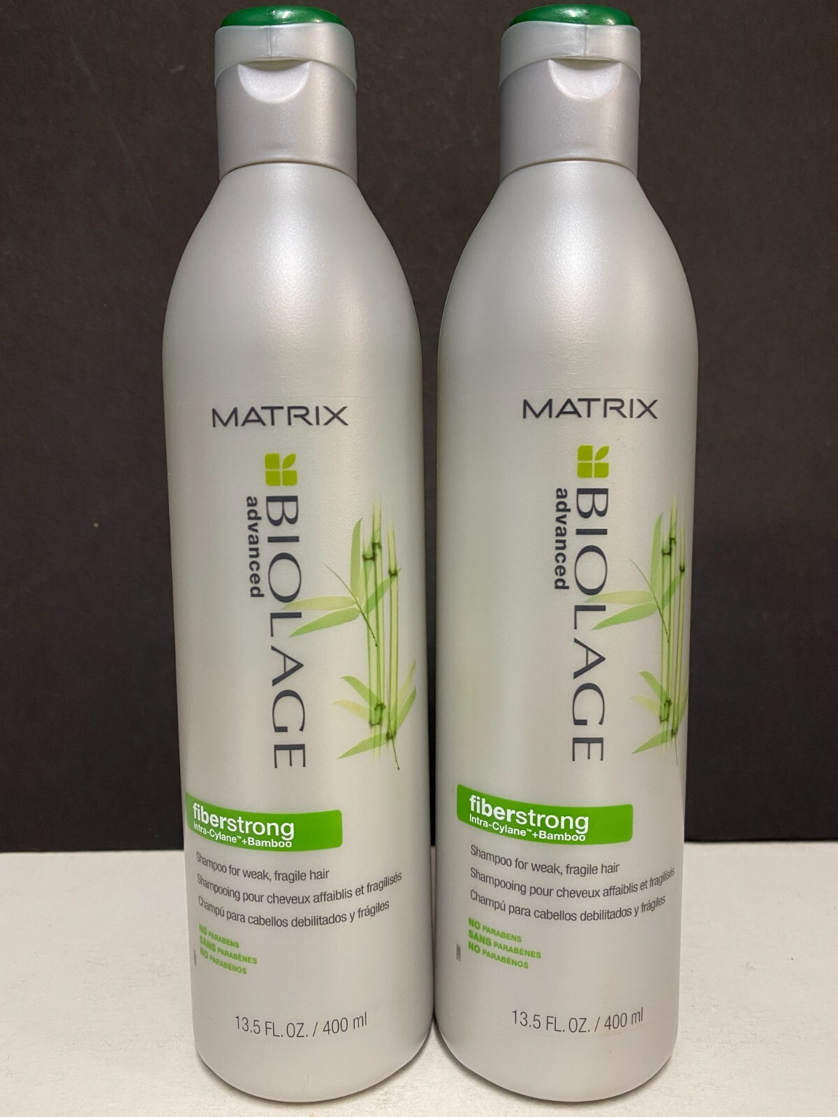 Matrix Biolage Advanced Fiber Strong Shampoo For Weak, Fragile Hair -2 Pack/13.5