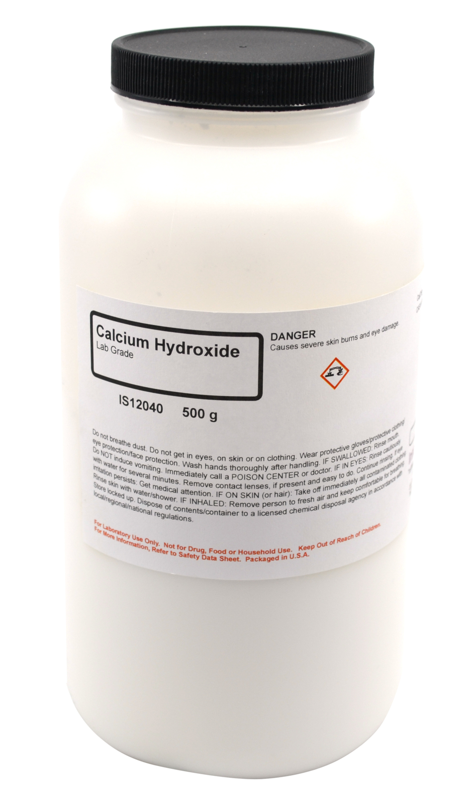 Laboratory-Grade Calcum Hydroxide, 500g - The Curated Chemical Collection