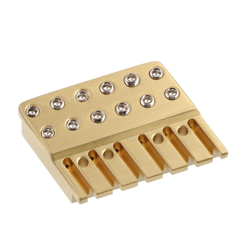 Fanned Frets Headless Guitar Brass String Lock Top Locking Nut 6 String