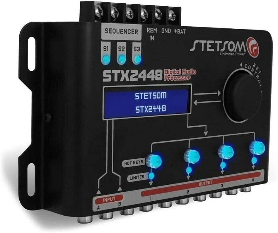 Digital Signal Processor with 15-Band Equalizer and Variable Frequency Crossover