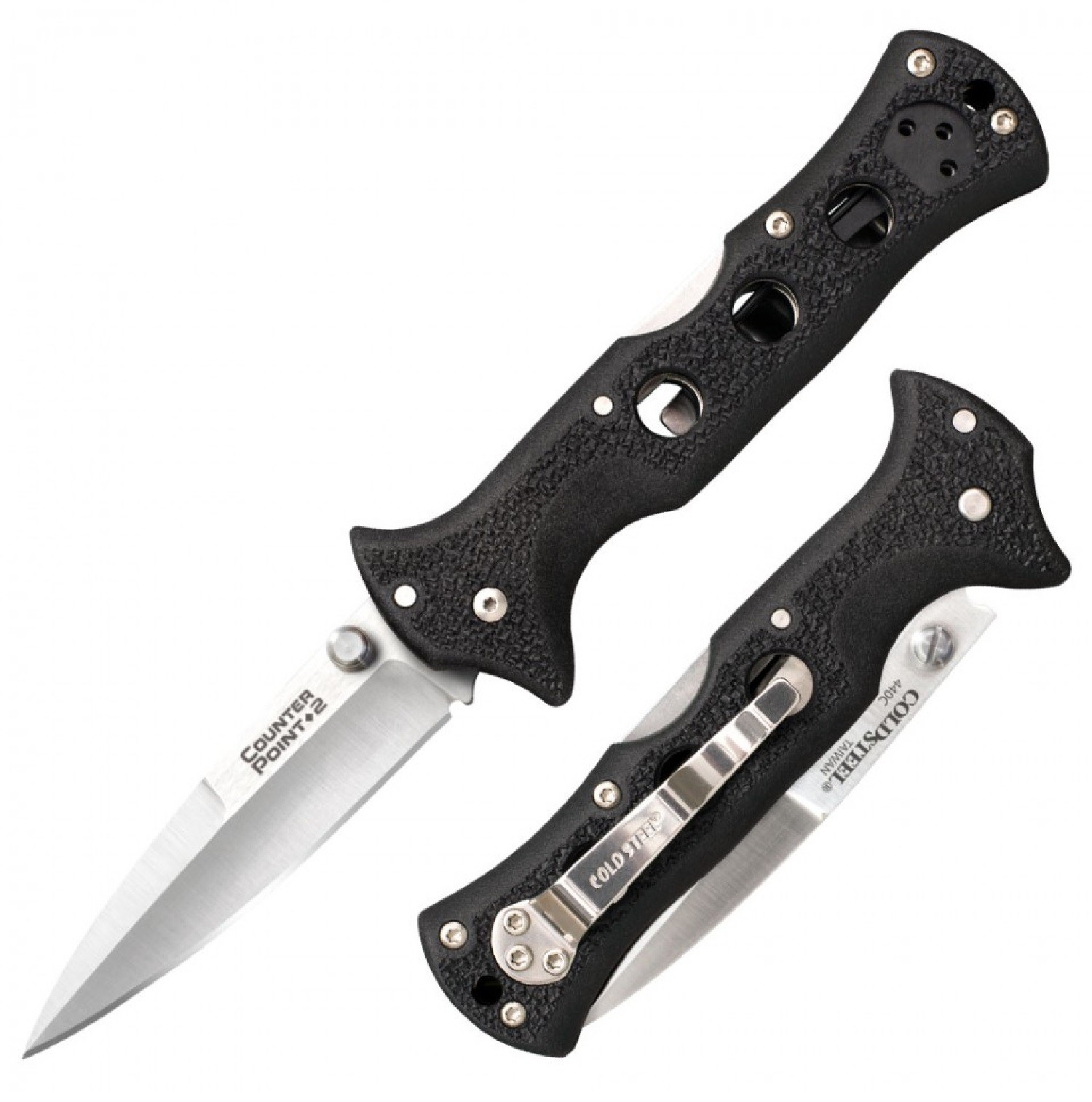 Cold Steel 10AC Counter Point Ii Folder 3 In Plain Polymer Handle