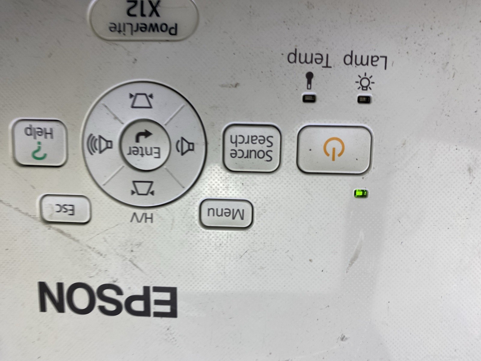 Epson H429A White Projector 173 Lamp Hours