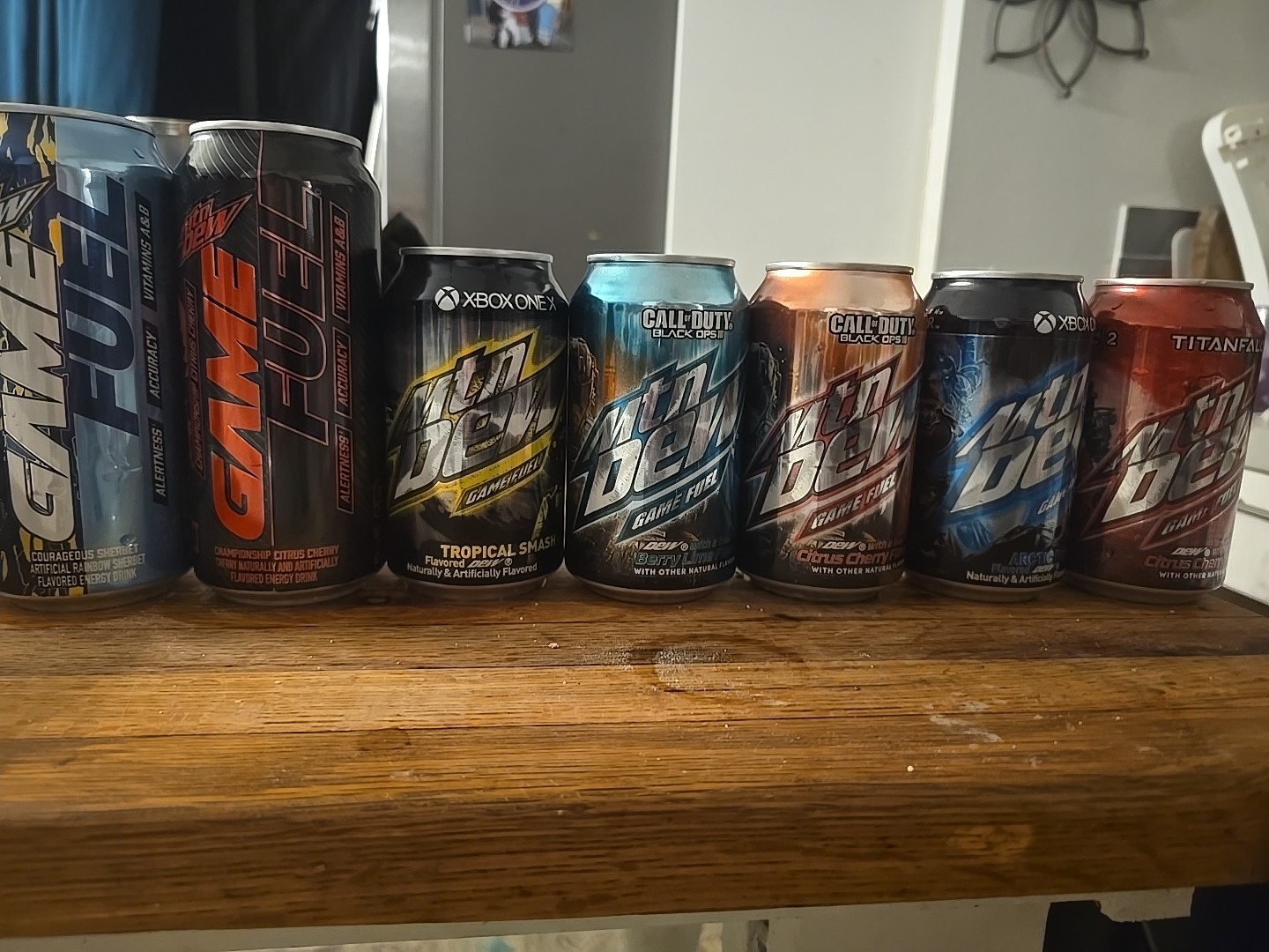 Mountain Dew Gamefuel Cans