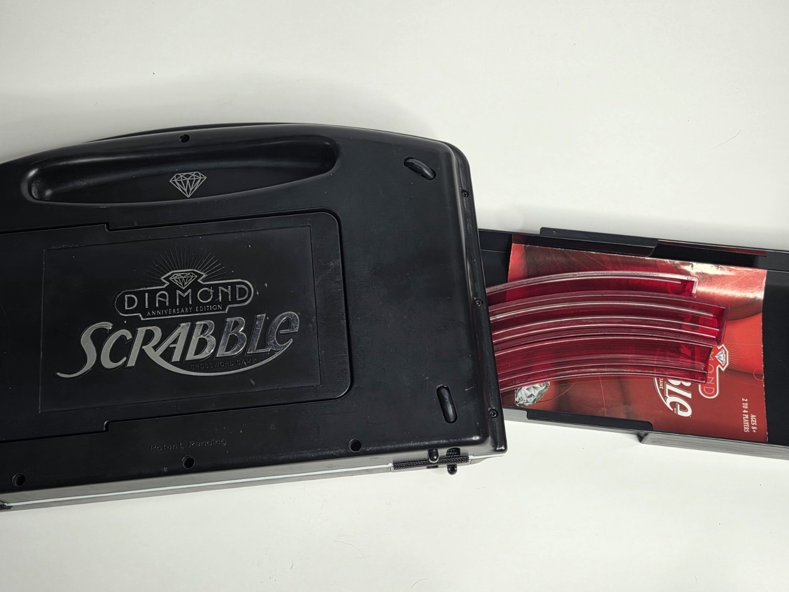 Scrabble Diamond Anniversary Edition Folding Travel Case 100% Complete Game