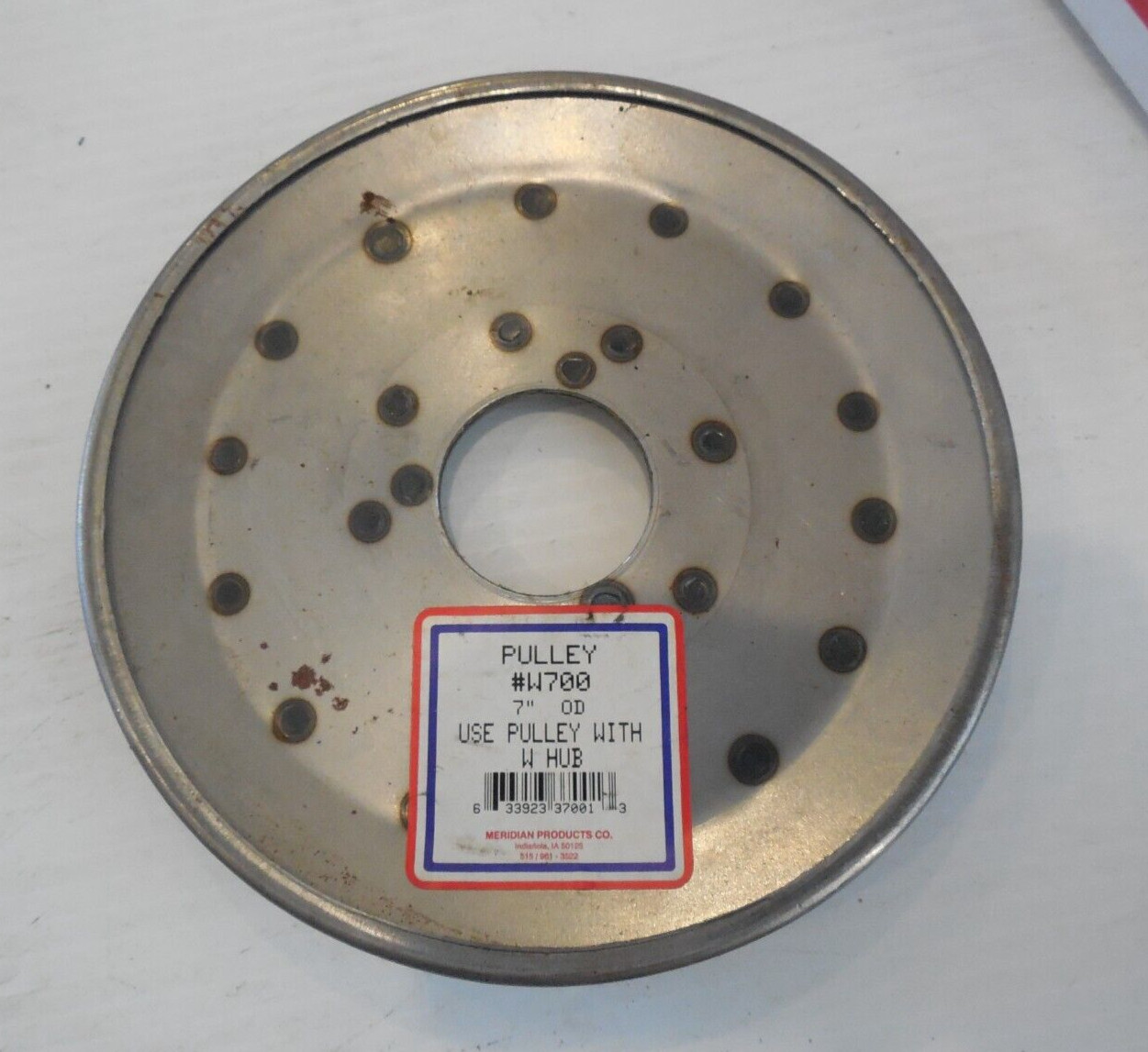 7" Weld-On Pulley Use with W Hub W700