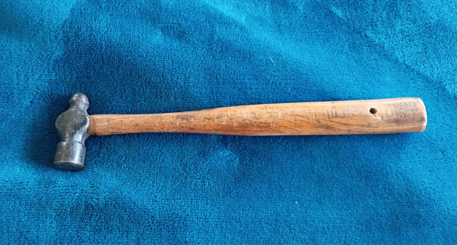 Vtg True Temper Small Ball Peen Hammer 11 inch Length 2 1/2 inch Head.