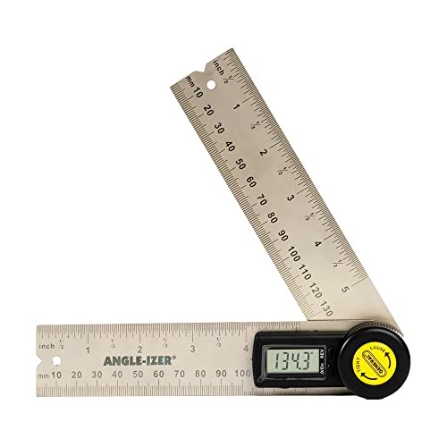 Digital Ruler #822 - 5" Stainless Steel Woodworking 5-inch Angle Finder