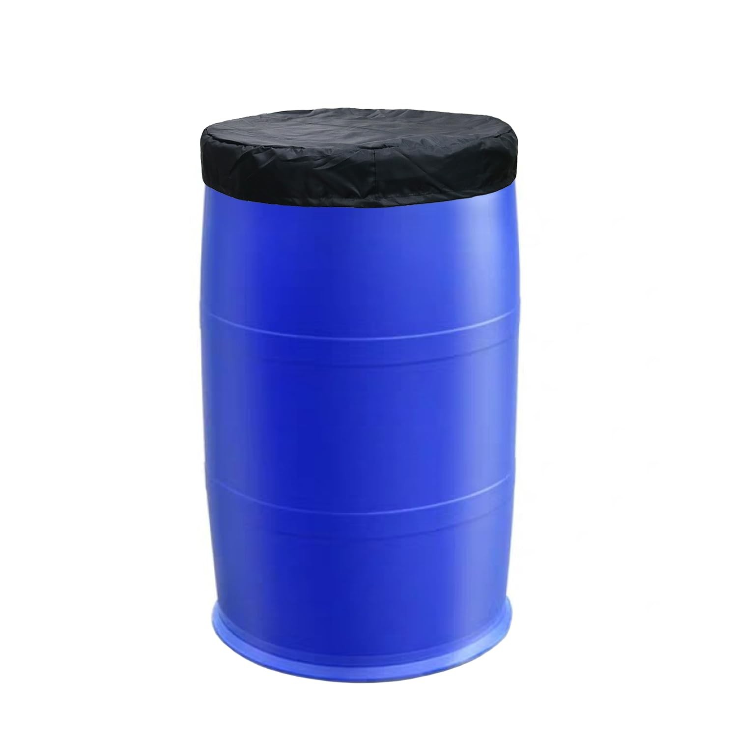 55 Gallon Drum Cover,Stretchable Adjustable Drum Cover with Drawstring Water Sto