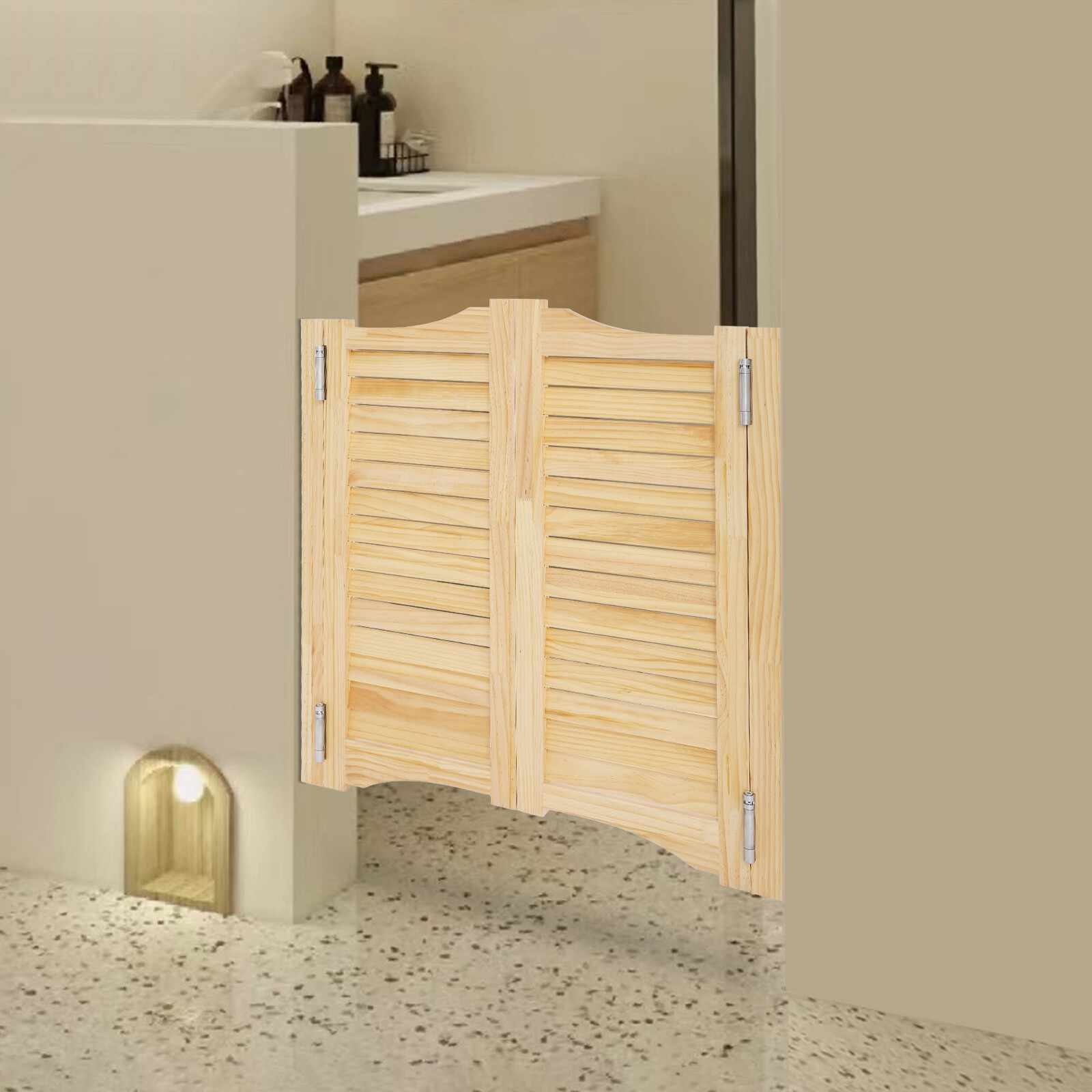 Door-mounted Partition Door Entrance Partition Partition Door Solid Wood Door