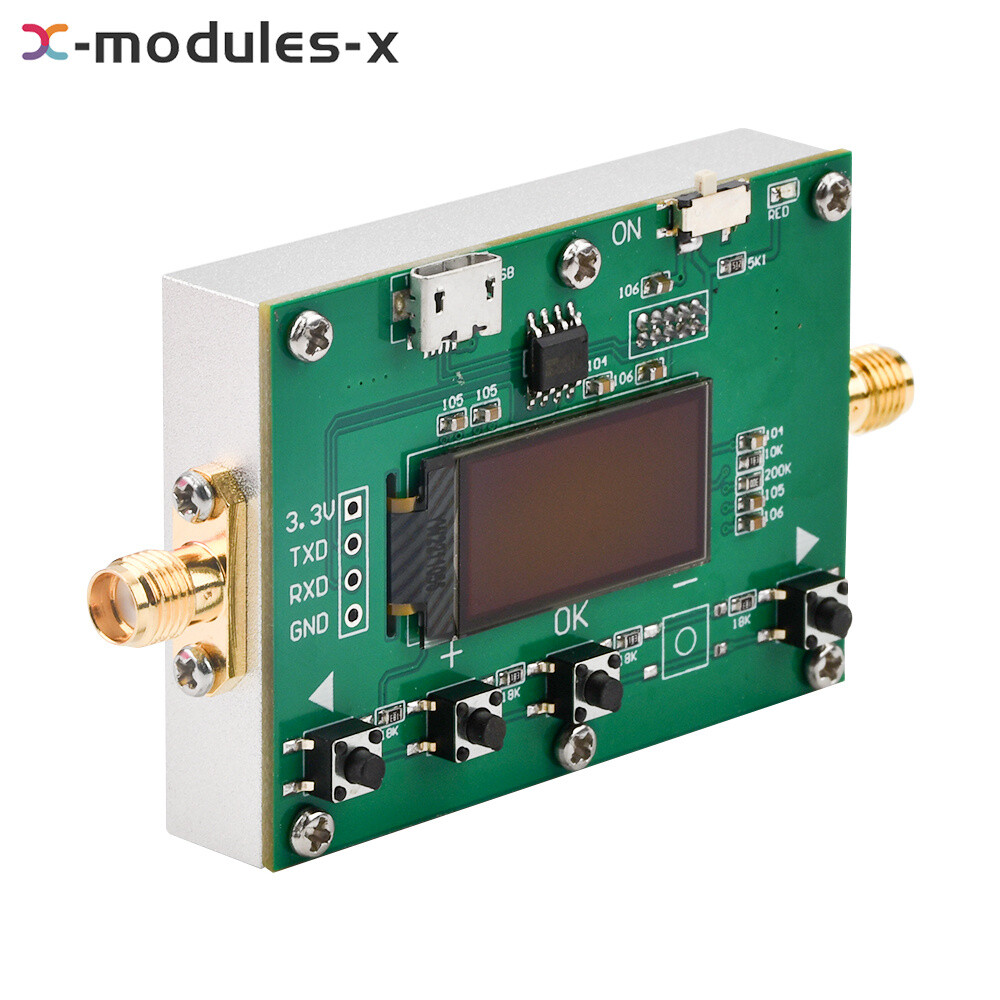 Digital Attenuator 30DB Step 0.25DB OLED Pogrammable Attenuator Module 6Ghz RF