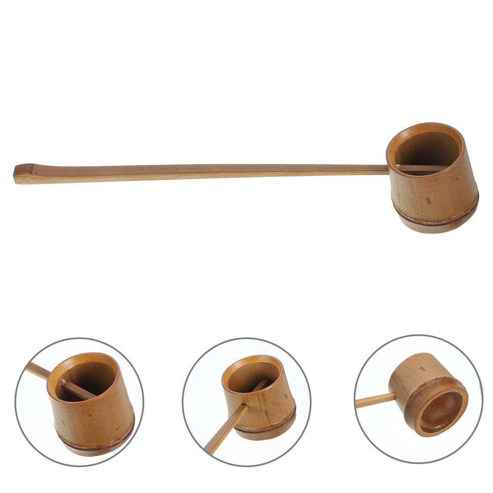 Japanese Water Ceremony Ladle Serving Bamboo Spoon