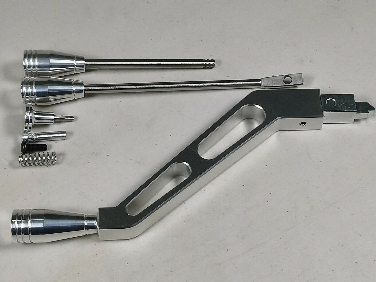 GM Steering Column Shifter Tilt Lever Turn Signal Lever Hazard Polished Aluminum
