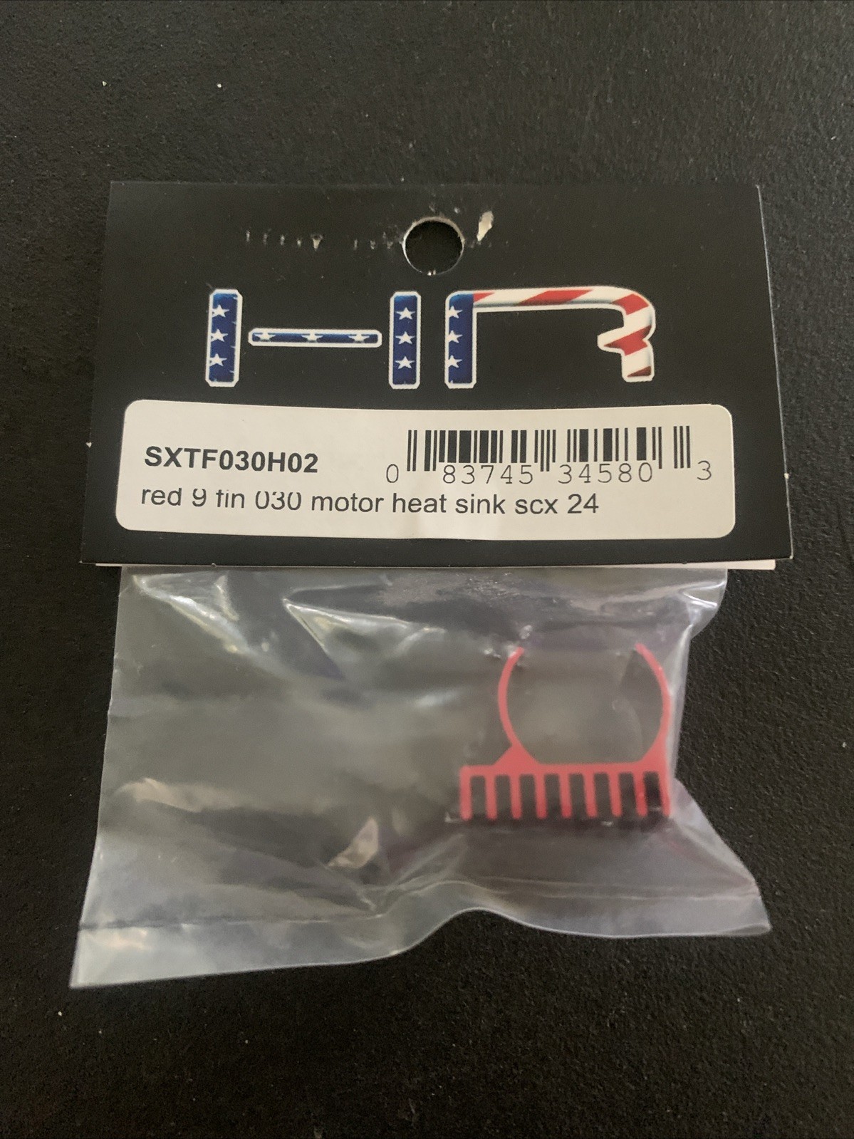 Hot Racing Axial SCX24 Red 9 Fin 030 Aluminum Motor Heat Sink SXTF030H02 NEW
