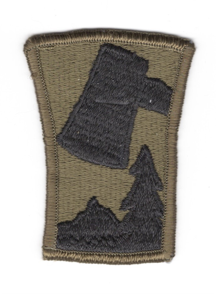 Army Patch:  70th Division (Training) - subdued, merrowed edge
