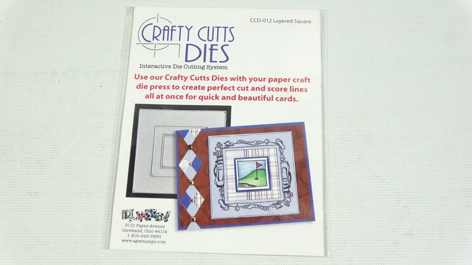 Art Gone Wild Crafty Cut Die Layered Squares CCD-012