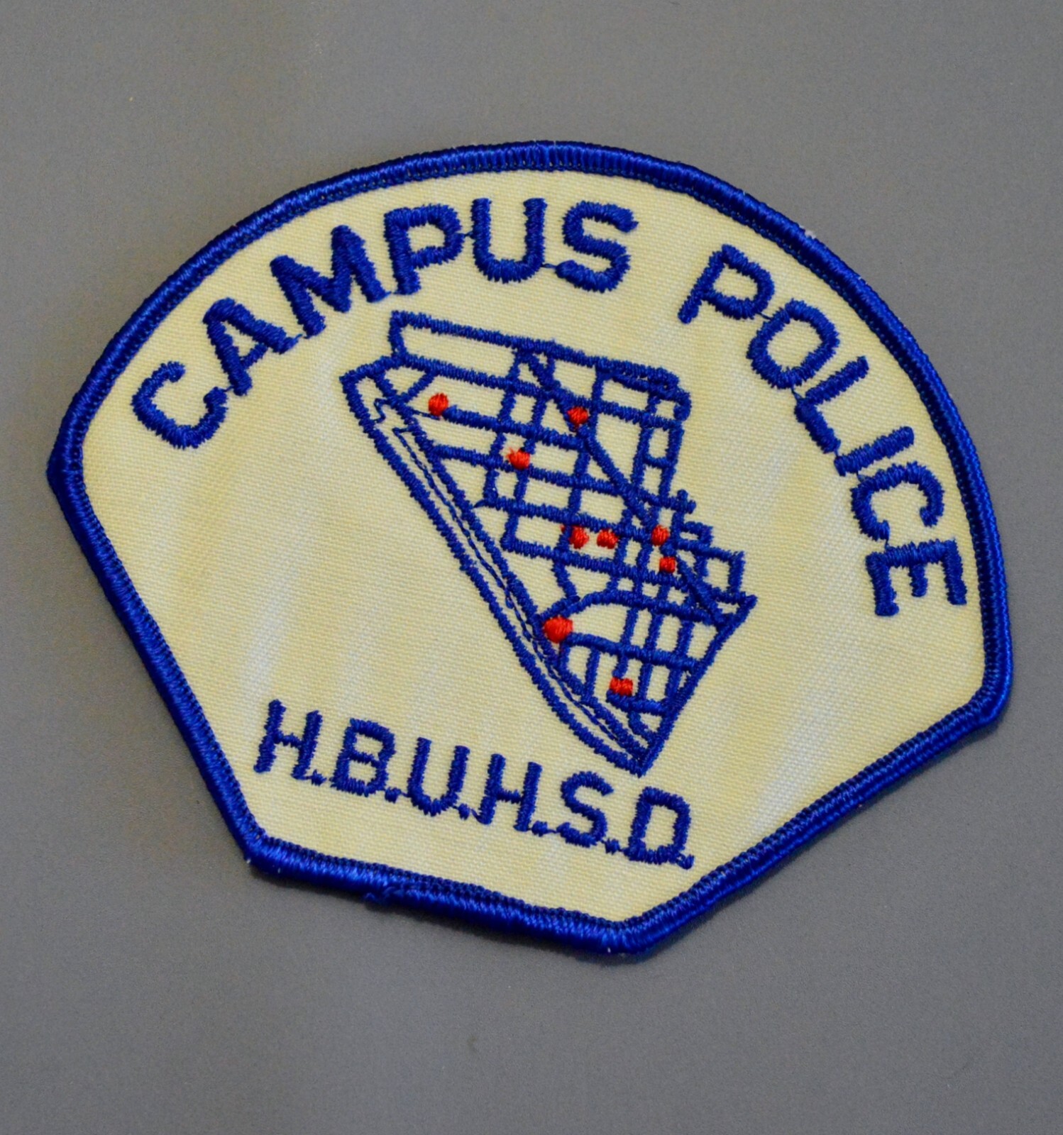 Vintage Huntington Beach California High School Campus Police Patch ++ Mint CA
