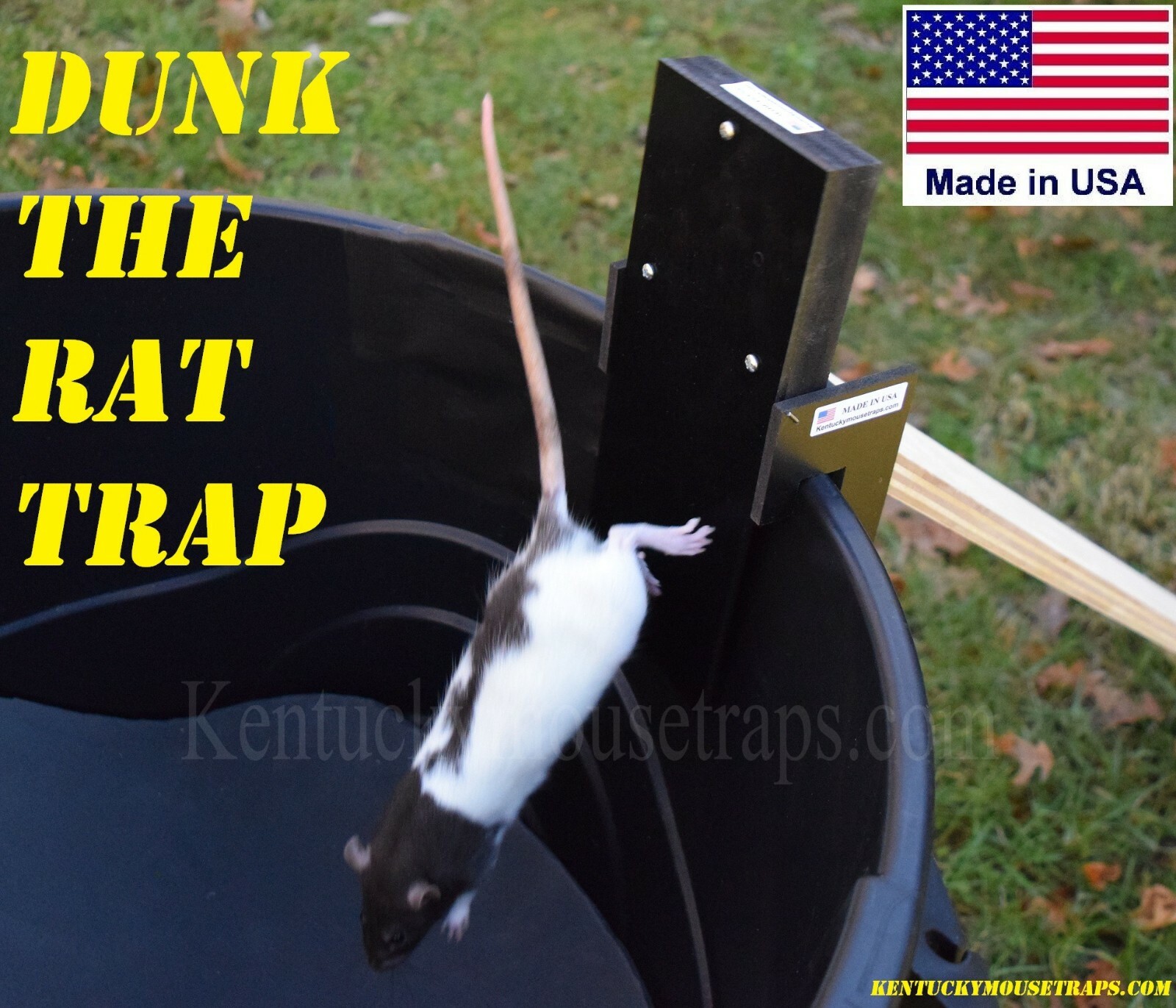 Walk The Plank Rat Trap - Rat & Squirrel - Plastic - Auto Reset - USA MADE