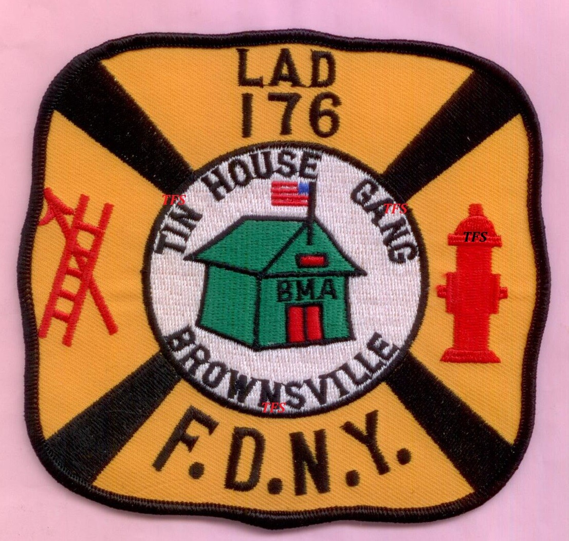 New York City Fire Dept Ladder 176 Patch Brownsville