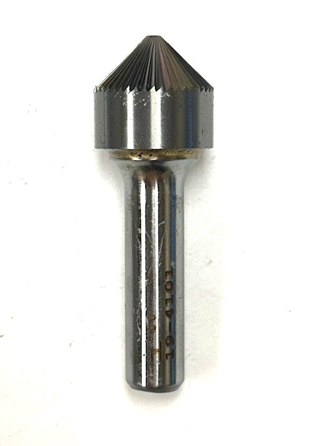 1" 90 DEGREE CARBIDE COUNTERSINK MULTI FLUTE 1/2" SHANK 46 FLUTES OSG 701-1002