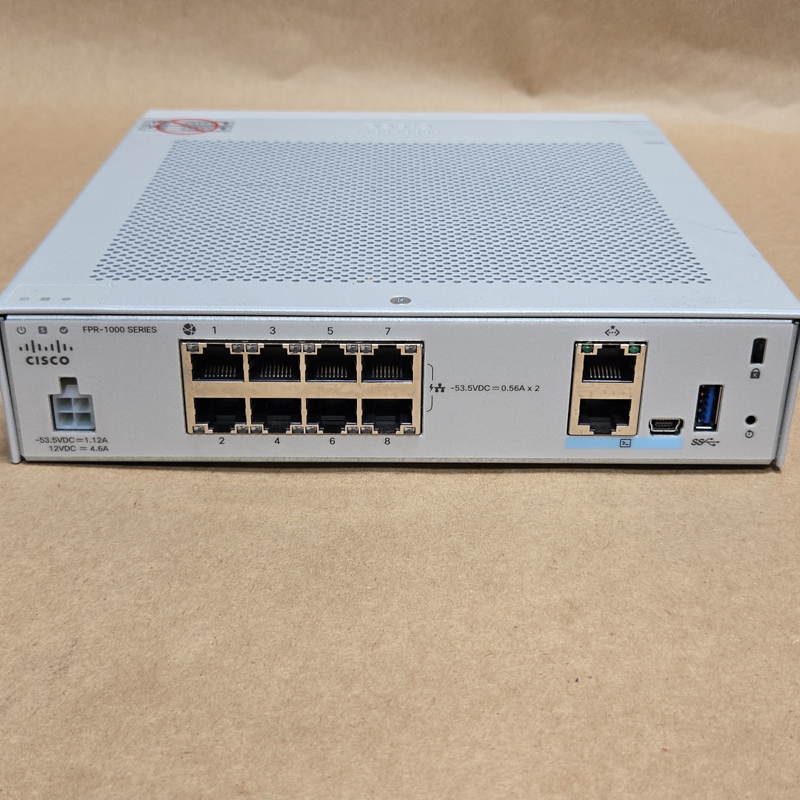 Cisco Firepower 1000 Series FPR-1010 Network Security/Firewall With Power SP7