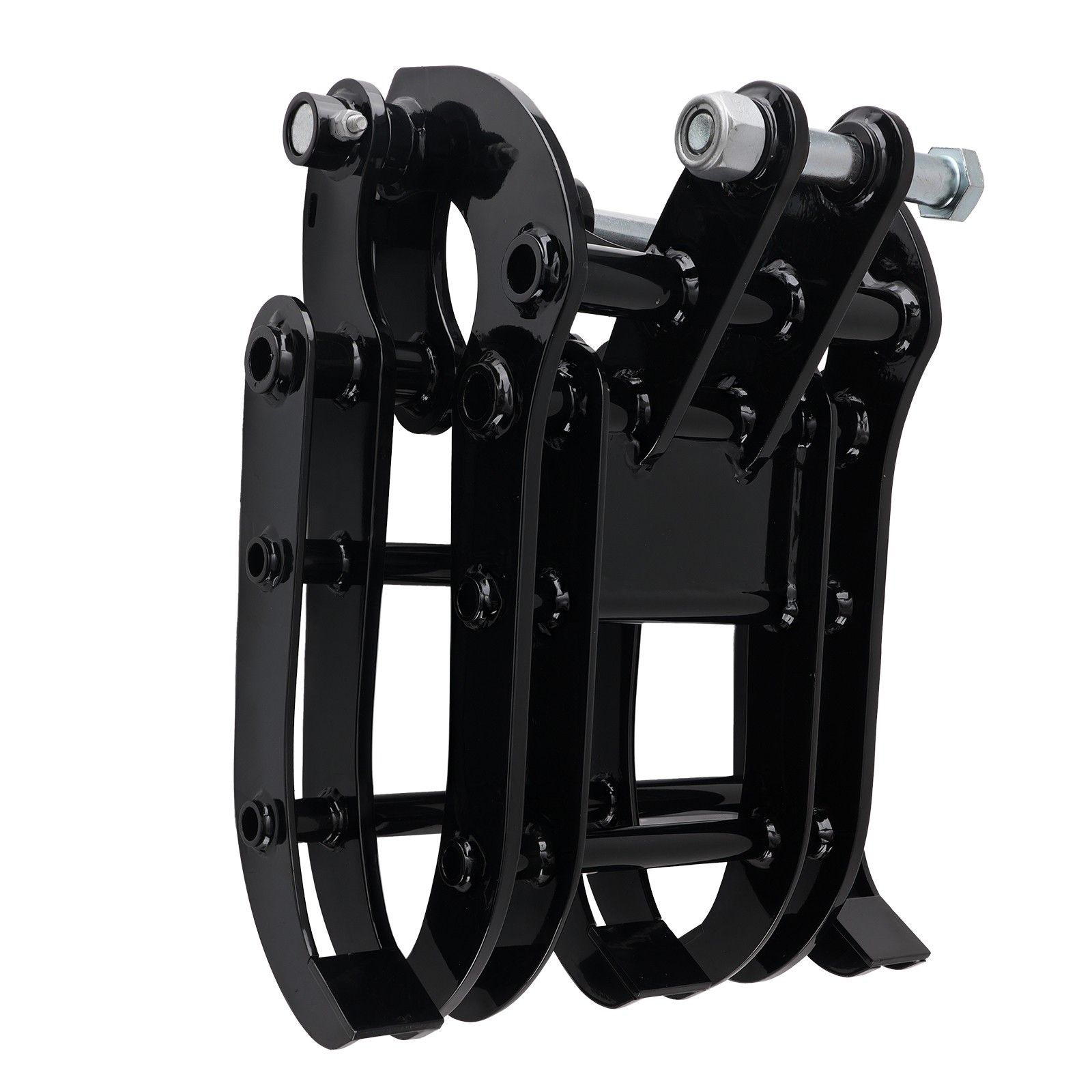 40mm Upper Hole Spacing Grapple for Mini Excavator 0.8-1.8T Easy Align