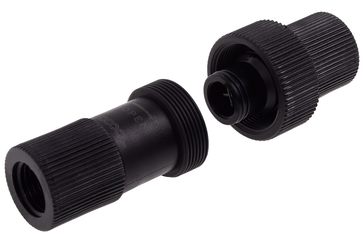 Alphacool G1/4" HF Quick Release Connector Kit, Black