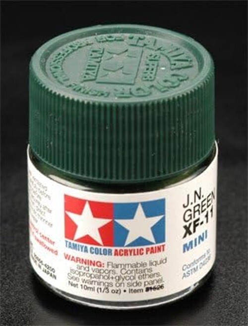 Tamiya #81711 Xf-11 JN Green Mini 1/3 ounce Free Shipping