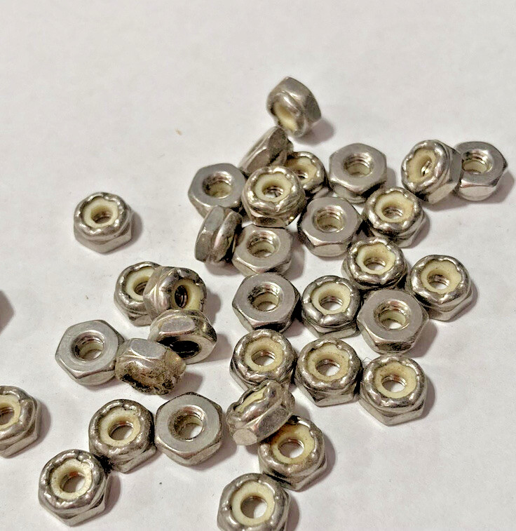 12-24    NYLOCK  NUT   Stainless Steel     25 pcs