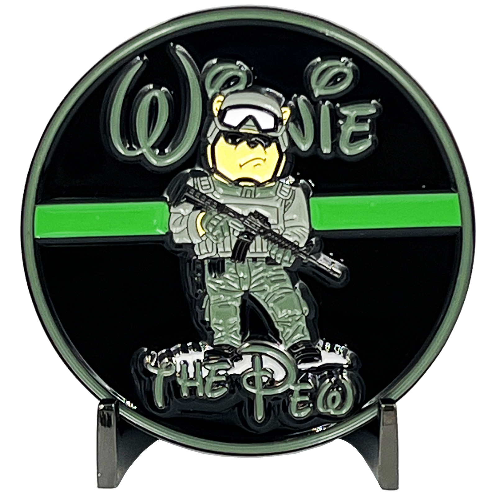 EL13-018 Thin Green Line Operator Bortac SRT SWAT Border Patrol Military Deputy
