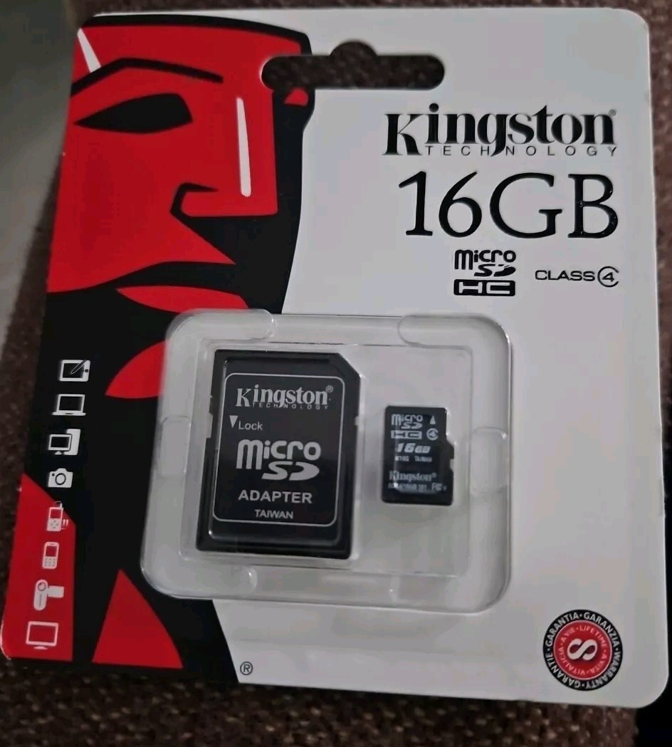 Kingston Mobile Cards 16GB Class 4 - MicroSDHC Card - SDC4/16GB