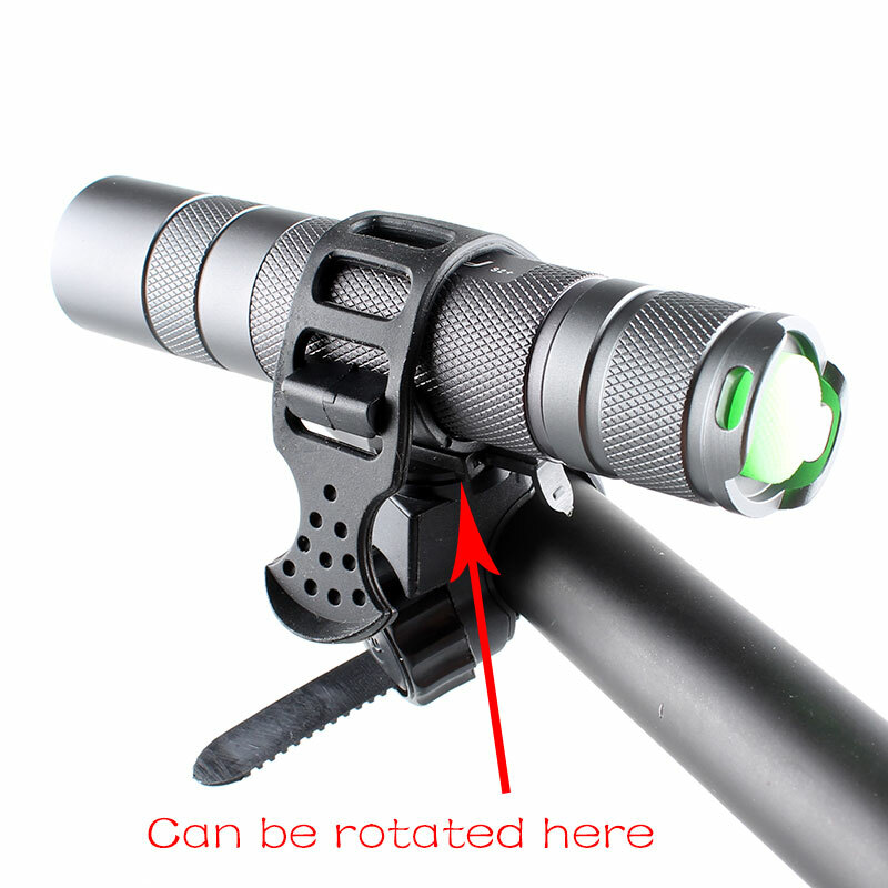 Metal Detector PIN POINTER Holder Flashlight Mount Metal Detecting Torch Clip